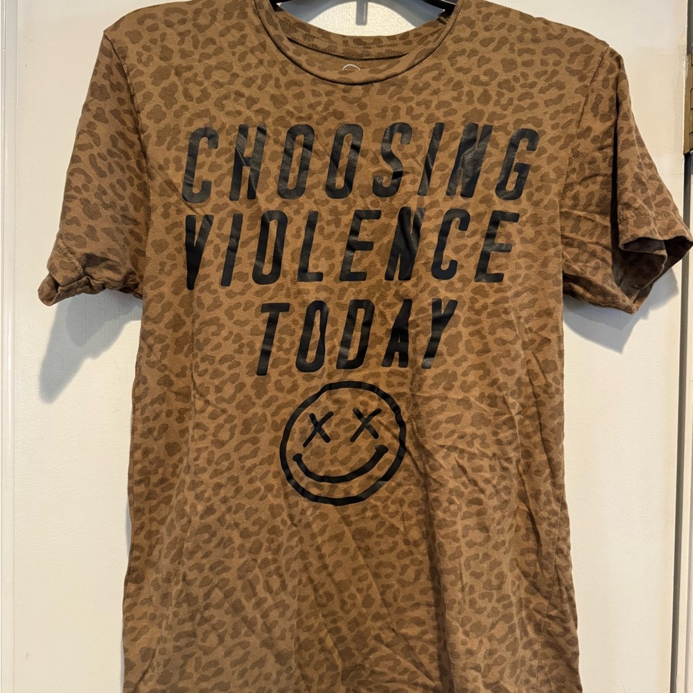 Leopard Print salty savage Graphic T-Shirt